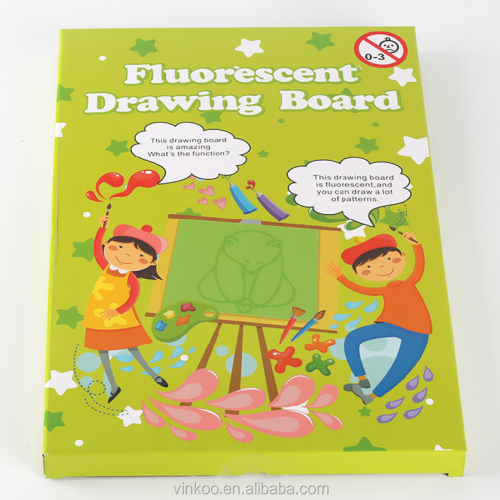 Brilliant Creative Space: The Design Charm of Children's Fluorescerende Pen Drawing Board