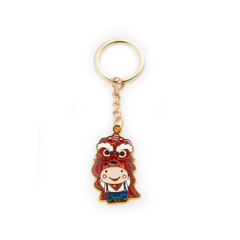 anime metal keychain