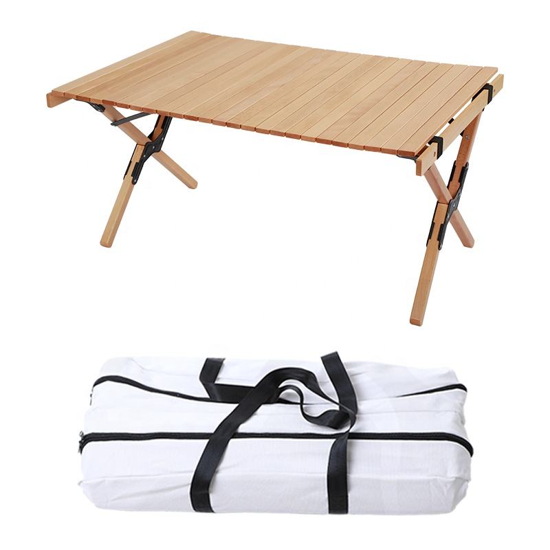 Natural Color Beech Wood Tables Outdoor Furniture