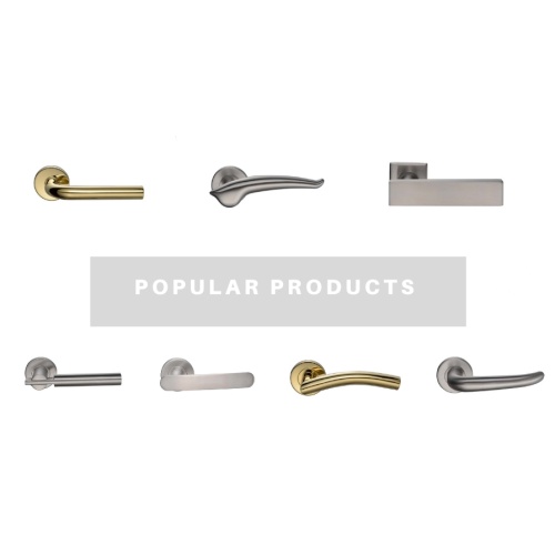 What are the three types of door handles?