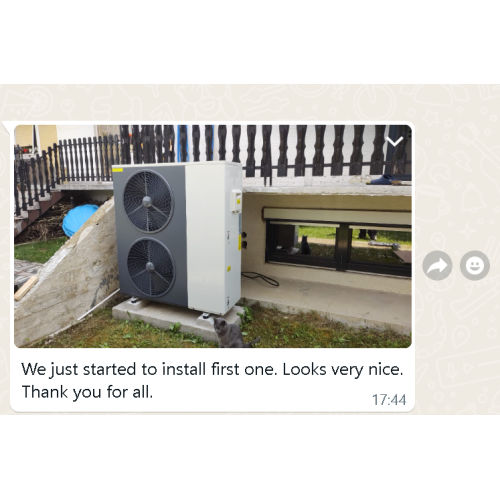 Customer`s Feedback: the Installation of R290 Heating/Cooling+DHW Heat Pump