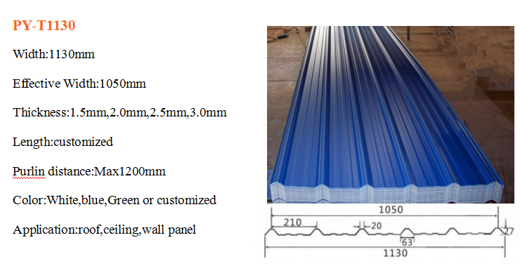 Trapezoidal Roof Tiles Teja de PVC Roof Sheet Heat Insulation Anti-corrosive Roof Tiles