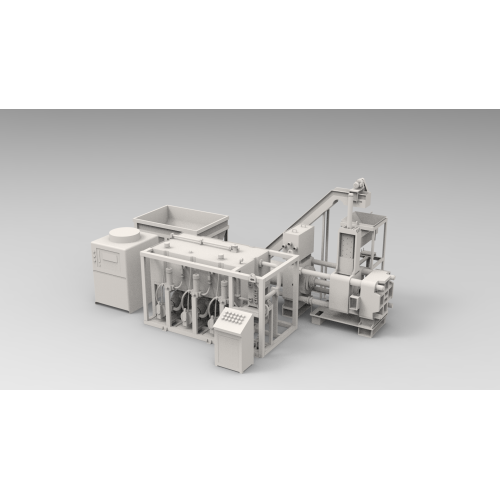 Horizontal Steel Shavings Briquette Machine