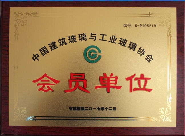 Chinese building glass and Industrial Glass Association (member)