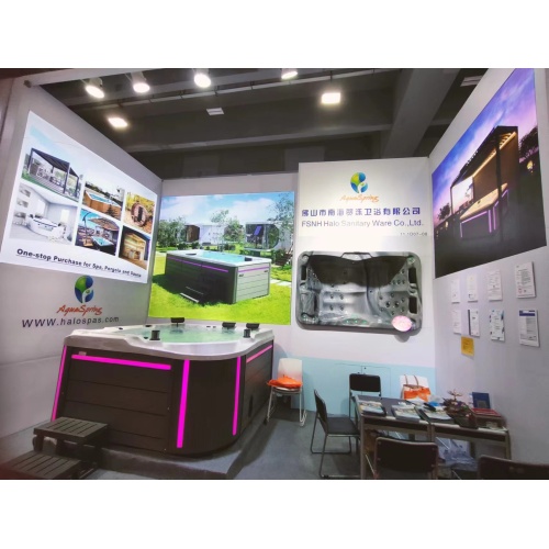 Displayed our hot tubs| Review of the 135th Canton Fair