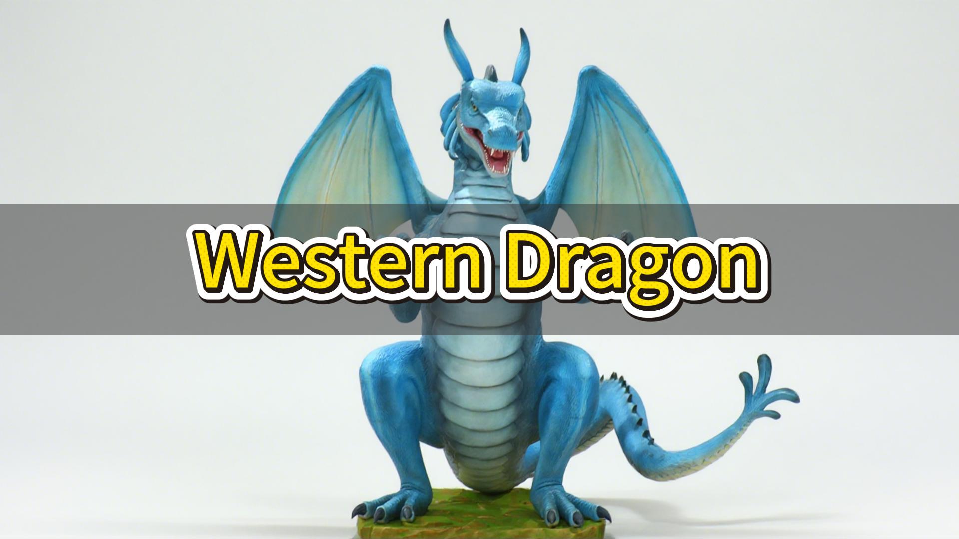 Blue Western Dragon