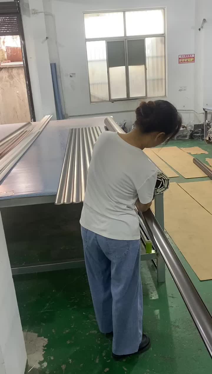 Awning Tube Forming Machine At The Customer's Fact