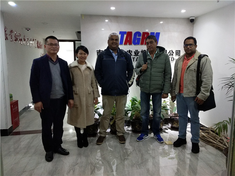 Customers visited our company