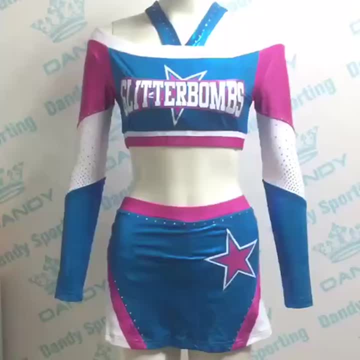 crop top cheer uniforme