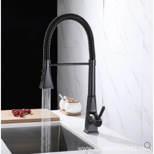 The Elegance of Black Brass Spring Side Sprayer Faucets for Your Kitchen