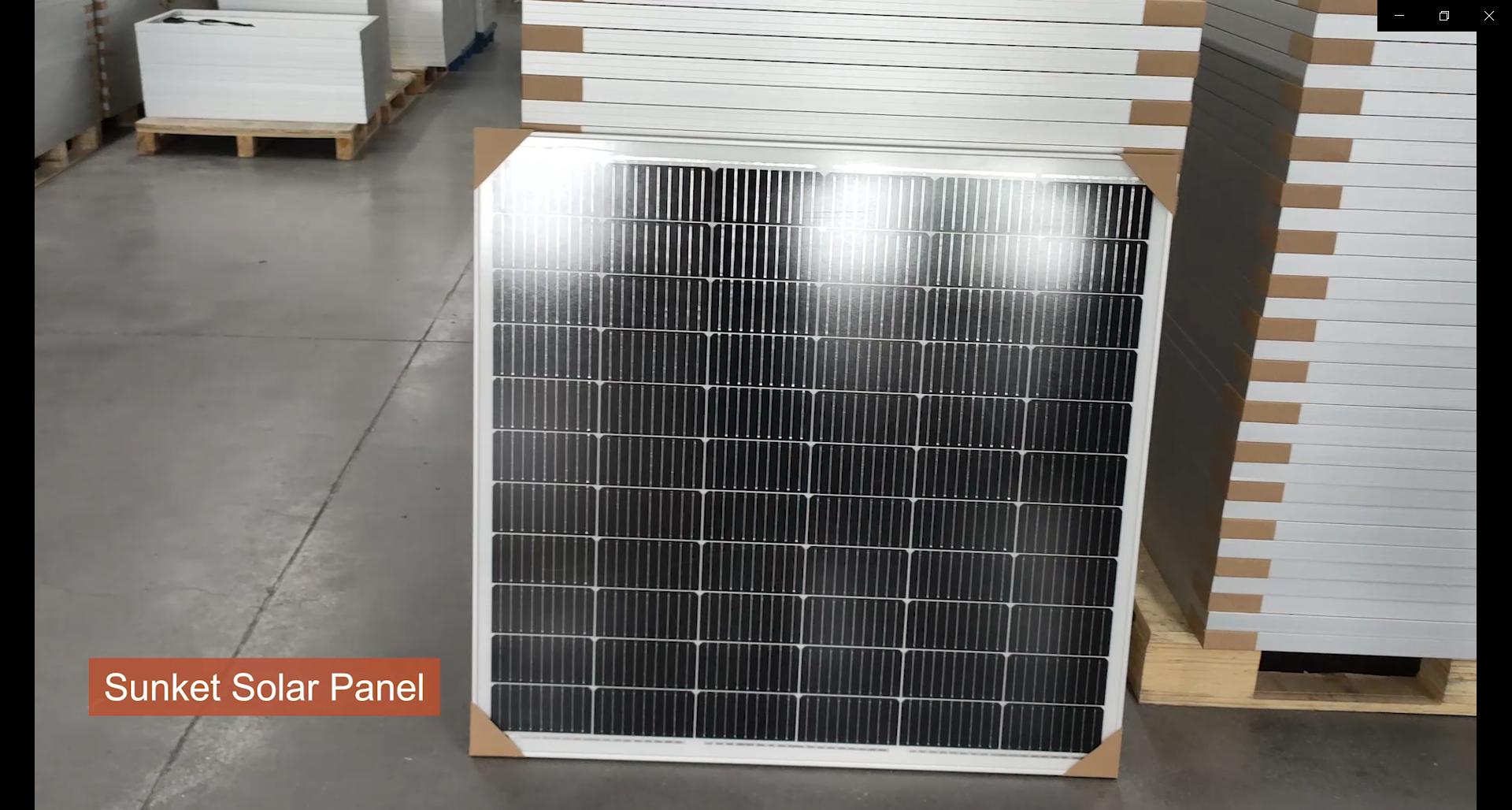 Sunket 182mm paneles solares personalizados