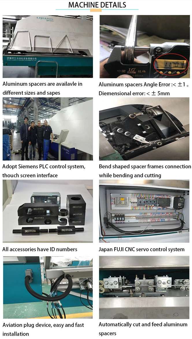 Aluminum spacer double glass aluminum spacer bending cutting machine