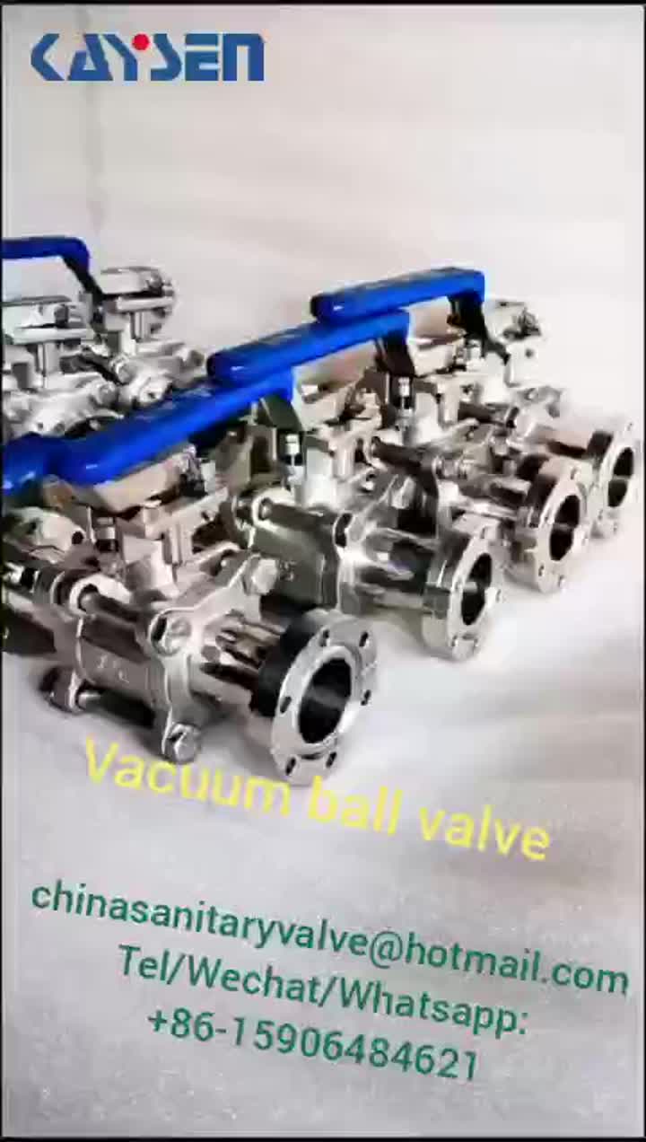 VÁLVULA ESFERA DE VÁCUO KAYSEN CHINA FABRICANTES DE CONEXÃO FLANGE CF.mp4