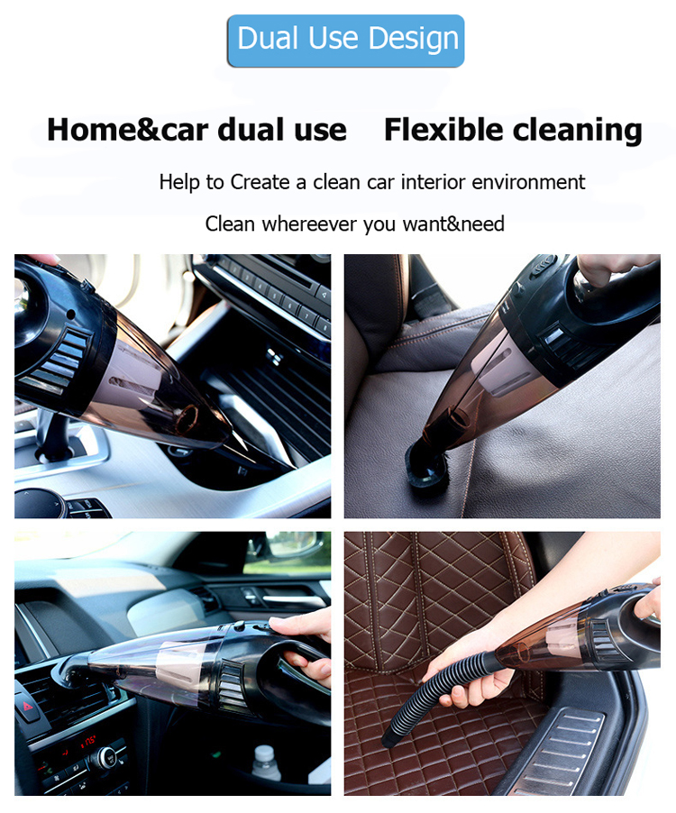 Good quality vehicle cleaning high pressure compressor 8000pa portable wireless usb mini car vacuum cleaner