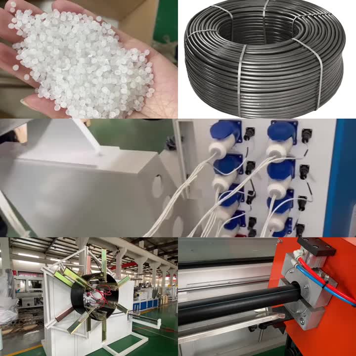 Mesin tiub HDPE dari jentera huade