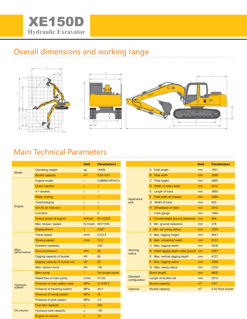 hydraulic crawler excavator 