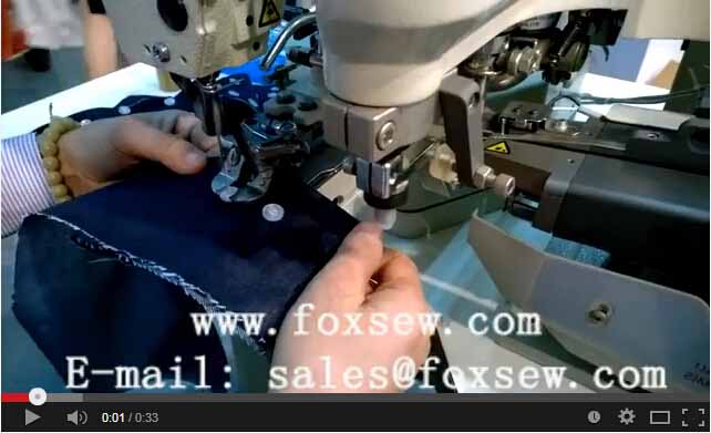 Automatic Feeding Button Sewing Machine 