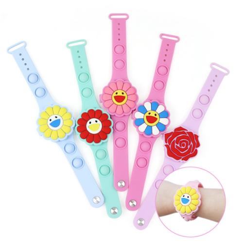 Jam tangan LED digital Silicone Pop Fidget Kartun