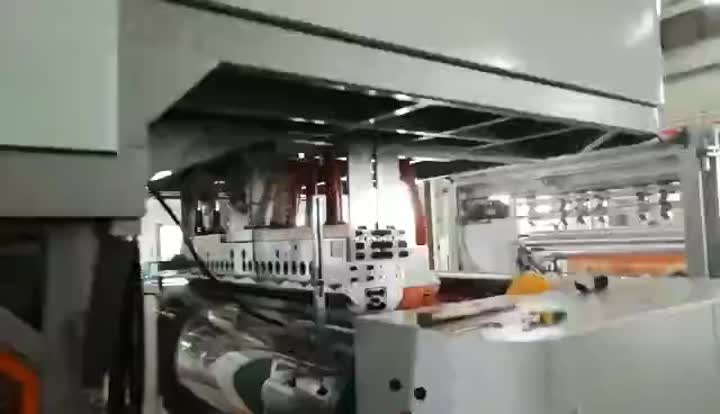 High speed 1500mm wrapping stretch film machine modelCL-70/100/70C new look.mp4