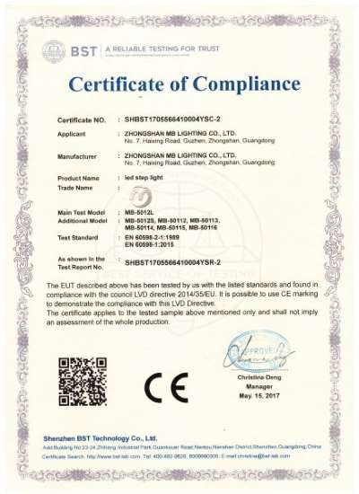 Certificate of Compliance