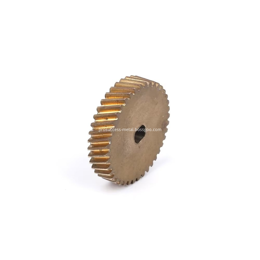 Peças de moagem de engrenagem de cobre Copper Gear Milling Parts