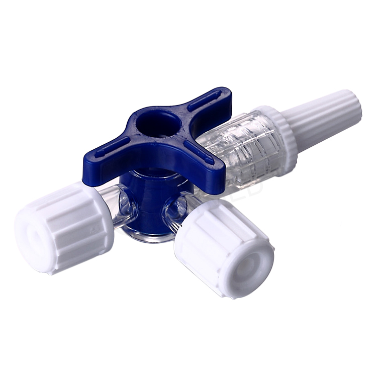 Tekanan Tinggi Luer Lock Valve Medical 3 Way Stopcock1