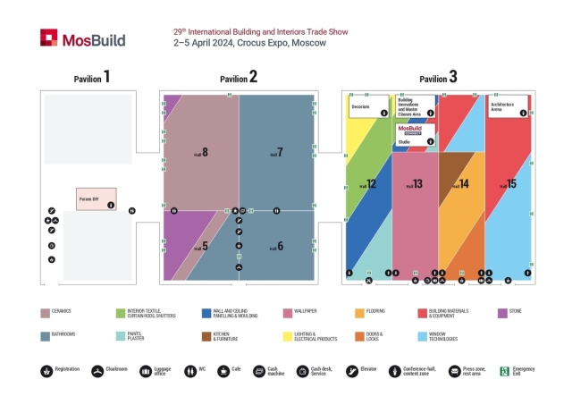 MosBuild: The 29th building and interiors trade show, April 2-5, 2024