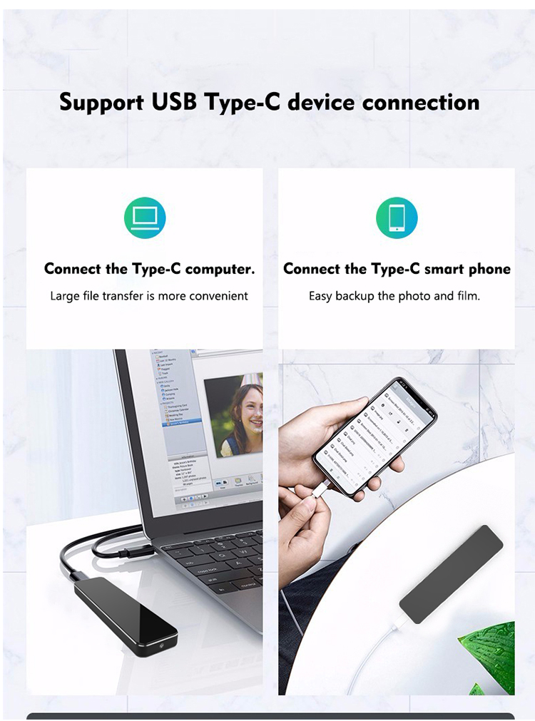 SSD Enclosure USB To USB Adapter
