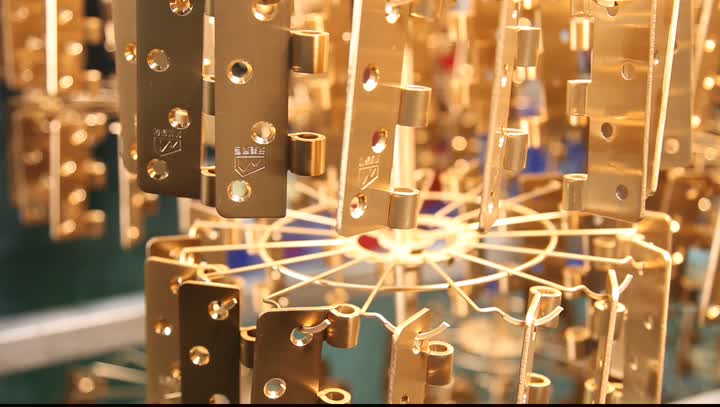 alloy hinge with pvd coating