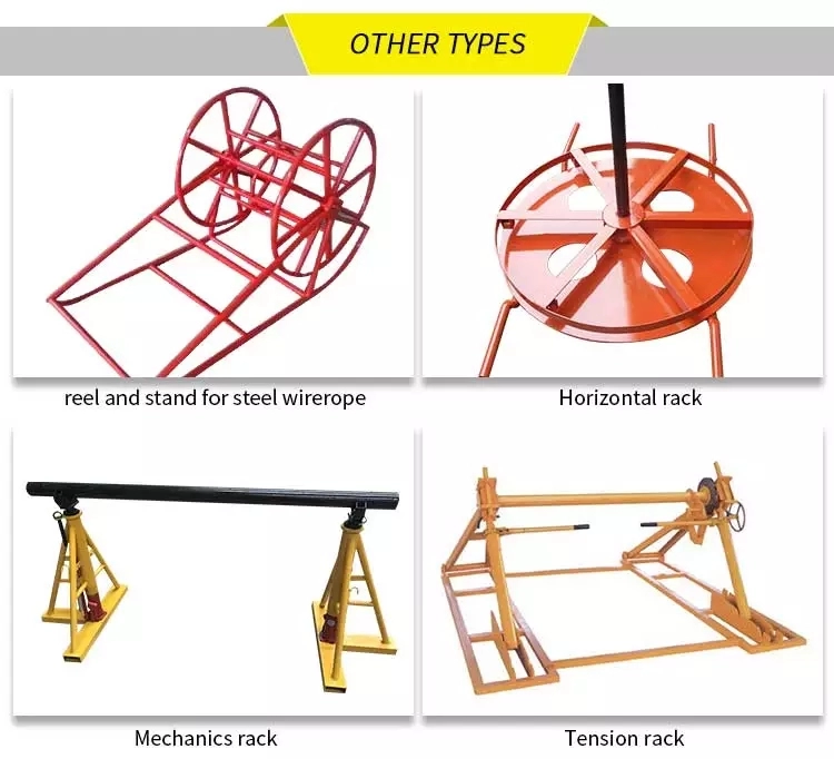 10Ton Cable Jack And Cable Reel Stand Cable Drum Handling Equipment