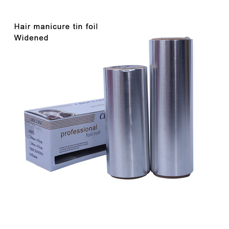 Le salon de coiffure a utilisé le petit pain de papier en aluminium de Rolls d'aluminium de 12cmx50m pour la couleur de cheveux