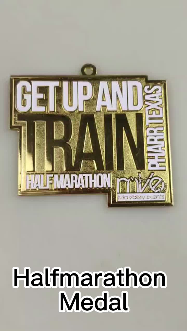 Custom -Halbmarathon -Medaille