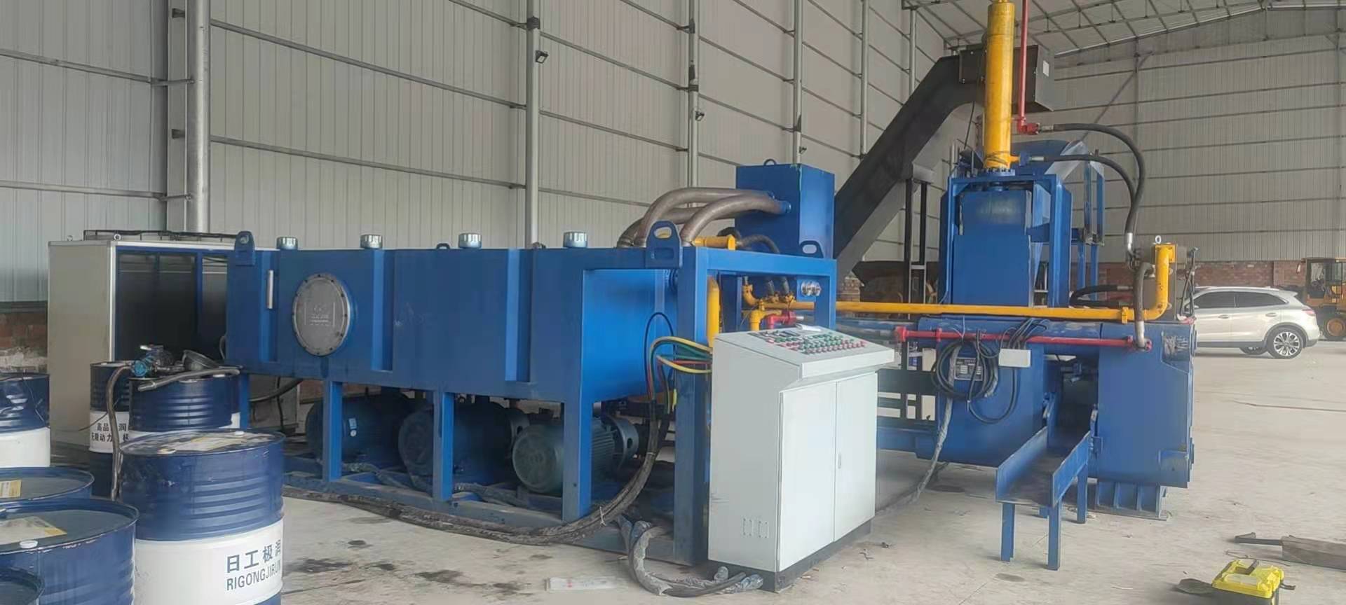 Steel Turnings Briquette Making Machine