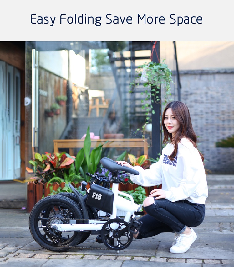 16 Inch folding Ebike 