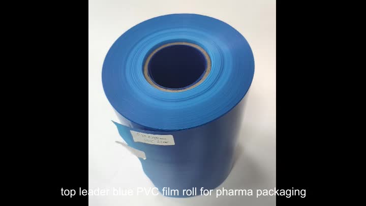 Rollo de película PVC Blue PVC de Top Leader