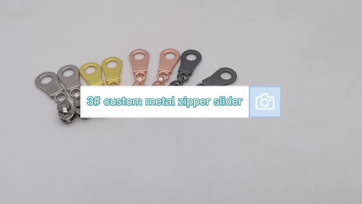 3# custom metal zipper slider