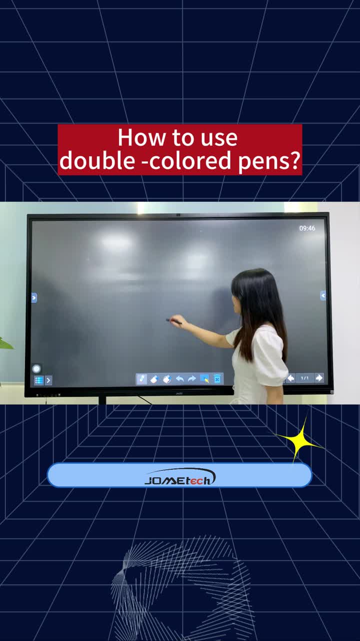 Dual-colour pen-functie van interactief bord