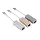 Typec hub naar USB3.2 met RJ45 Gigabit Ethernet