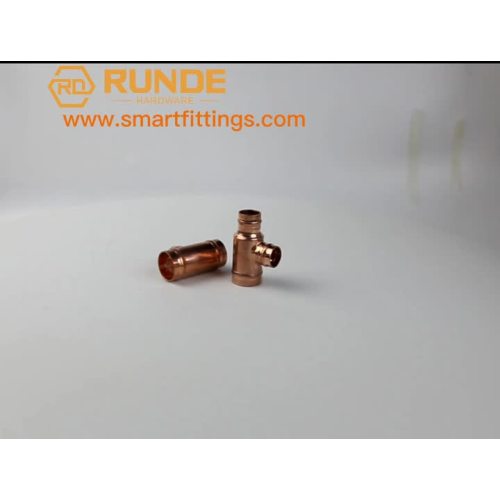 solder ring copper reducing tee