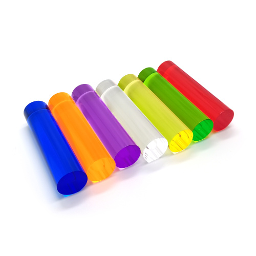 Colorful Clear Acrylic Rods: Light Up Your Creative World!