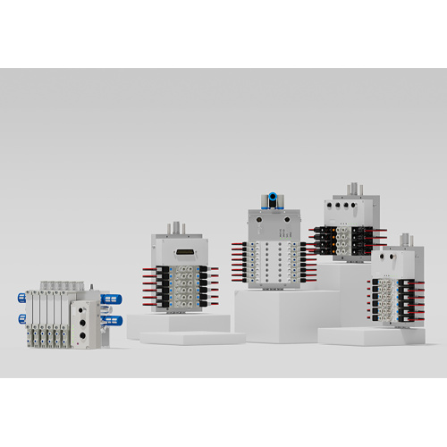 La serie de terminales de válvula SVLEC se centra en los componentes neumáticos
