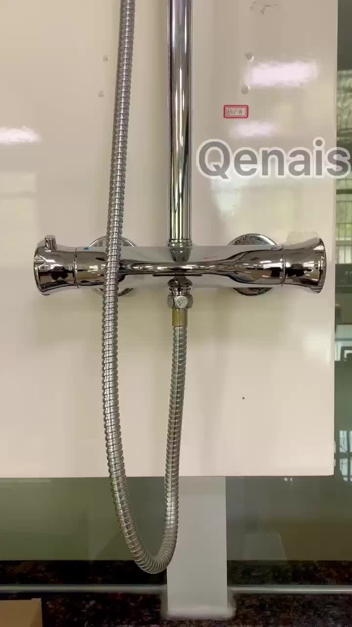 Нерегулярный модный термостатический смеситель клапан с душем