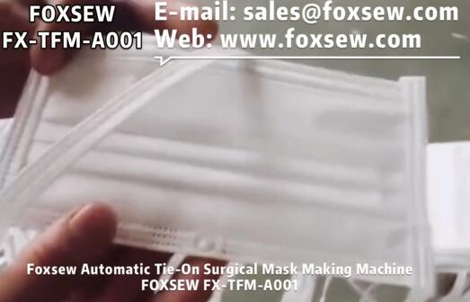 Automatic Tie-On Surgical Mask Making Machine