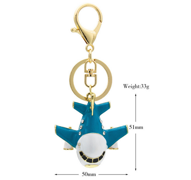 Keychain Pendant Sky Plane