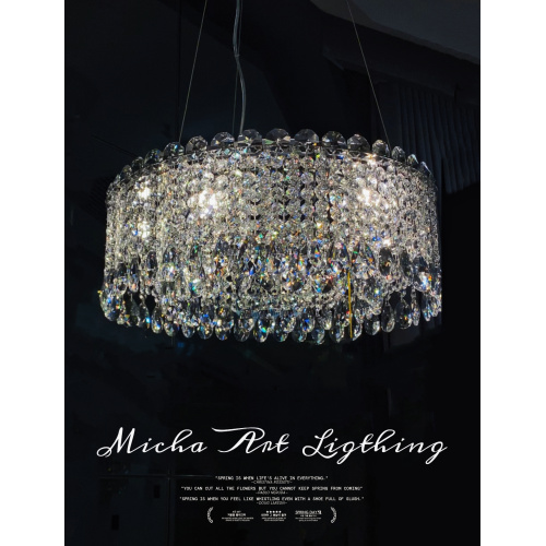 Crystal ceiling light