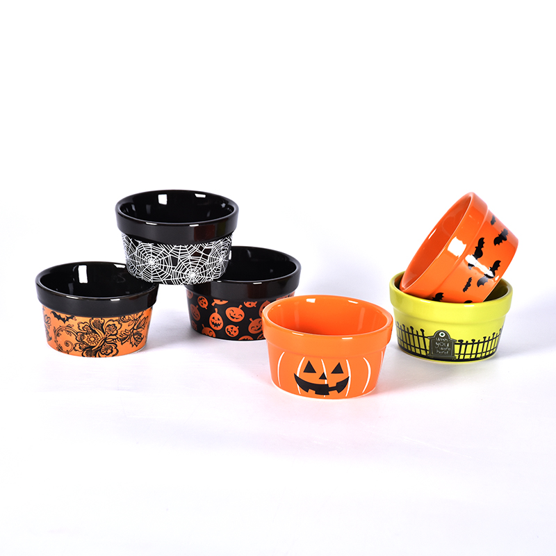 Wholesale Factory Price Halloween series Pumpkins apparition Decoration Ceramic tableware