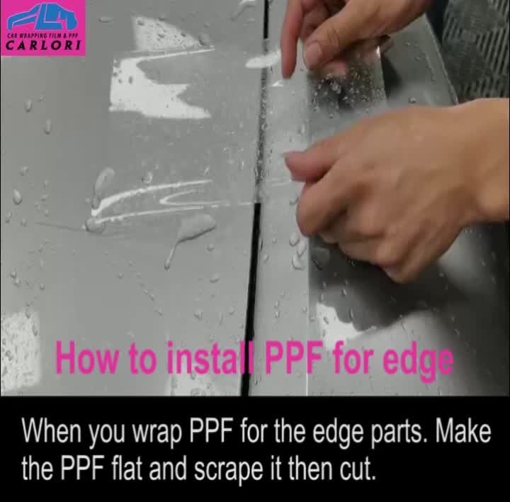 Cómo instalar la película de protección de pintura para el borde