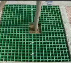 Green Fiberglass  Grating