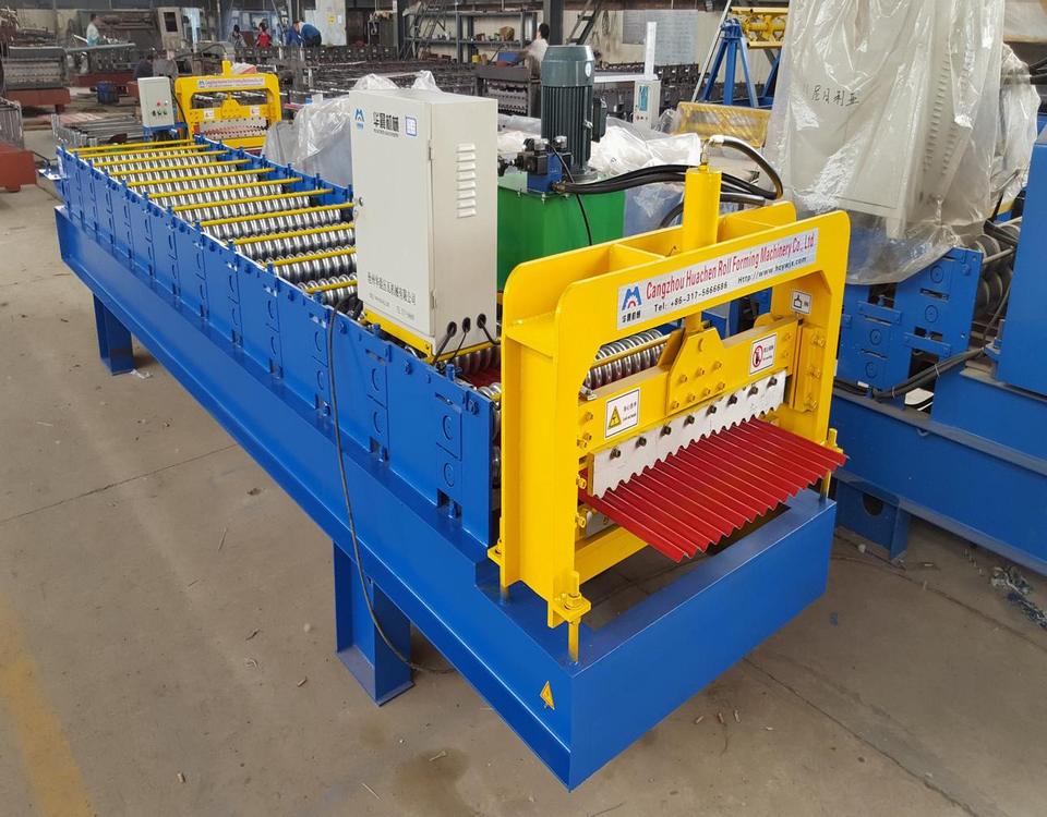 corrugated sheet forming machine