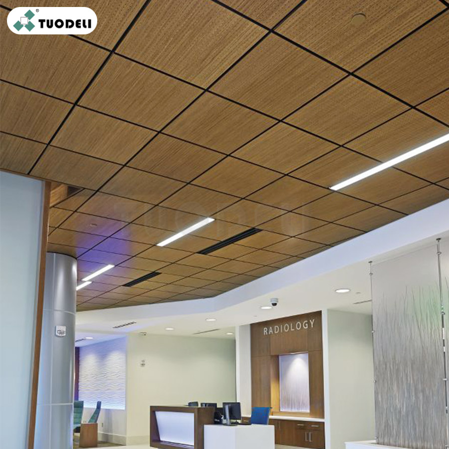 Perforated acoustic ceiling system